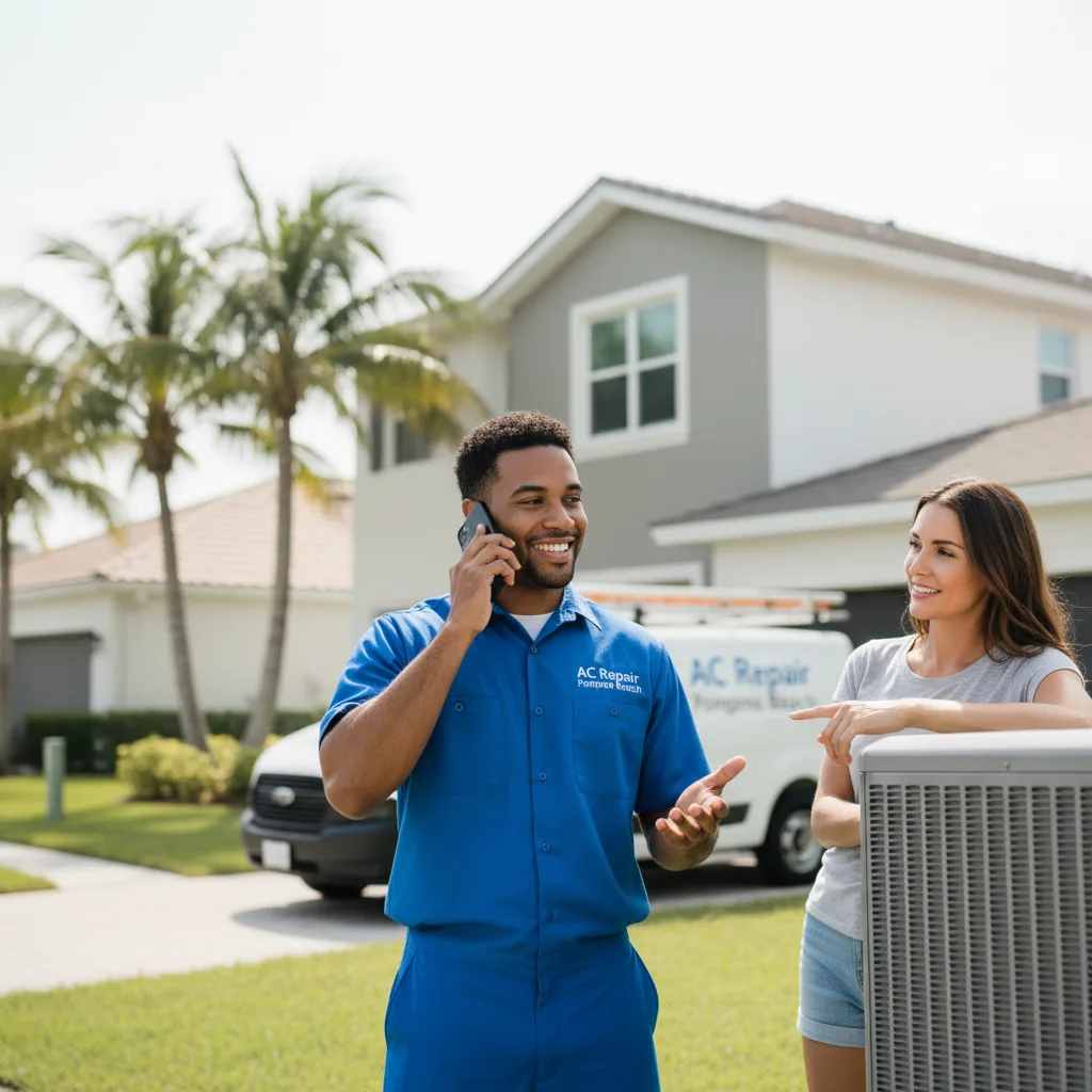 AC Repair Pompano Beach customer support in Pedro